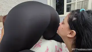 Curvy Latina Dominates Submissive Partner in Femdom Lesbian Scene