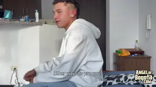 Colombian Twink Takes Bareback Cock Outdoors POV
