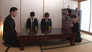 Japanese MILF Gangbanged Before Husband's Portrait