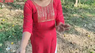 Petite Indian Teen Enjoys Outdoor Pussy Licking