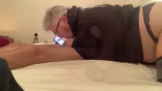 Curvy Hairy MILF Wife Drains Husband in 69 Then Takes Creampie