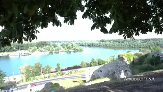 Outdoor Blowjob Ends with Cum Swallowed on Castle Grounds