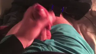 Bound Stud Leaks a Slow Stream in POV