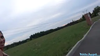 British Asian Babe Fucks Stranger Outdoors for Cash