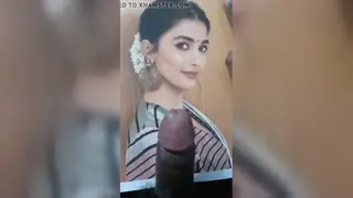 Muscular Indian Hunk Cums Hard on Own Lips