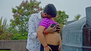 Curvy Indian Babe Takes Anal Creampie Outdoors