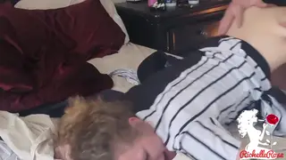 Blonde MILF Takes Creampie in Rough Doggystyle