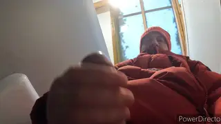 Asian Amateur Swallows Load in Public Restroom POV
