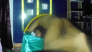 Petite Latina Turns Movie Night into Bedroom Fun