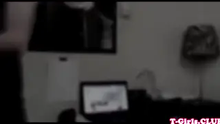 Tattooed Trans Performer Takes Anal in Threesome