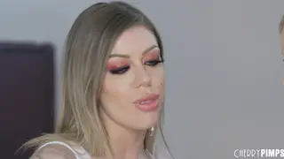 Tattooed Blonde MILF Reveals Curves in Casting Interview