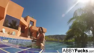 Busty Duo Plays Underwater in Doggystyle