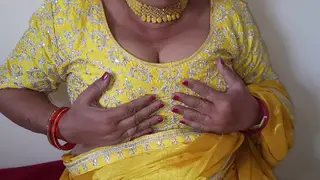 Curvy Indian Woman Explores Her Body Outdoors