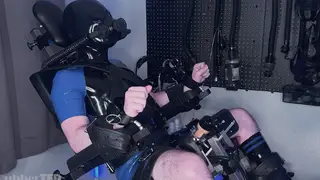 Bound Twink Endures Milking Machine and Toys