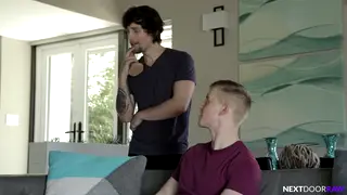 Redhead Stepbrother Takes It Bareback