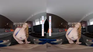 Blonde Redhead Delivers POV Blowjob and Titjob in VR