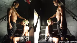 Tattooed Stud Takes BBC Bareback in Gym Encounter