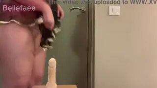 Petite Student Rides Huge Toy to Triple Creampie