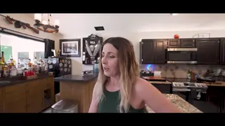 Mature Stepmom Seduces Stepson in Bedroom Striptease
