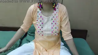 Indian Stepmom Rides Stepson in Hindi Dirty Talk