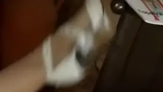 Brunette Takes a Hot Facial After Amateur Suck Session