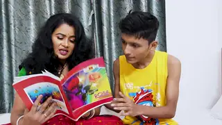 Curvy Indian Stepmom Seduces Her Stepson for a Blowjob