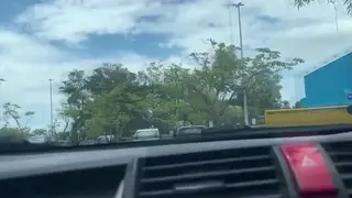 Busty Milf Delivers a Risky Handjob Beside a Parked Car