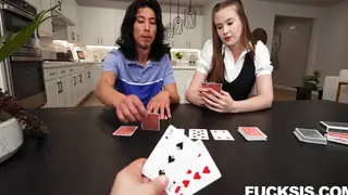 Petite Teen Takes Three Cocks in POV Blowjob Marathon