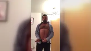 Mature Man Shows Off His Body in Slow Solo