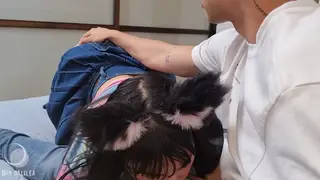 Stepbrother Crashes Latina Stream for a Blowjob