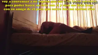 Curvy Latina Enjoys Two Cocks While Husband Watches