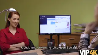 Redhead European Auditions With Blowjob Casting