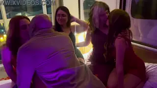 Petite Latina MILF Takes Two Cocks in Cuckold Gangbang