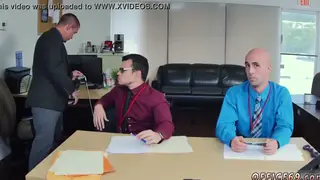 Straight Guy Tries Bare Yoga Before Threesome Blowjob