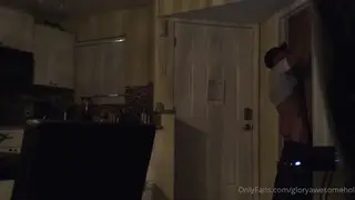 Amateur Stud Takes Anonymous Blowjob Through Gloryhole