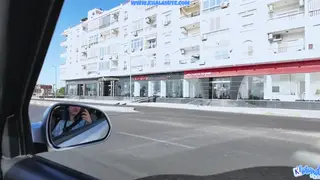 Petite Tourist Takes a Hard Doggystyle on the Beach