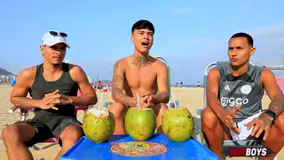 Three Men Share a Bareback POV Threesome