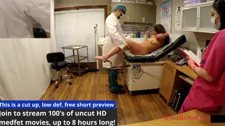 Petite Student Endures Anal Toys and Foot Play in Clinic