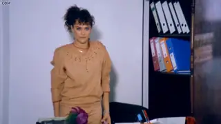 Middle Eastern Woman Teases in Vintage Stockings and Lingerie