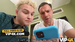 Mature European MILF Handles Two Cocks in Fake Casting