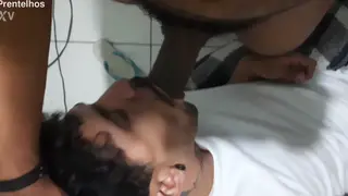 Couple Enjoys Intimate Moment Together