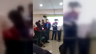 Young Performer Performs a Parody Song