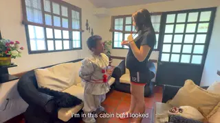 Curvy Teen Squirts Hard on a Mysterious Clown