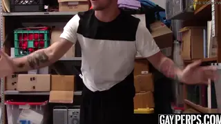 Inked Hunk Takes Bareback Pounding in Uniform Until Explosion
