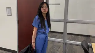 Asian Medical Intern Takes Creampie From Doctor During Casting