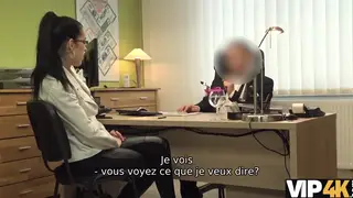 European Brunette Auditions for Cash Casting