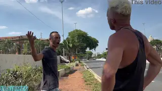 Curvy Latina Rides Outdoors in Raw Public Encounter