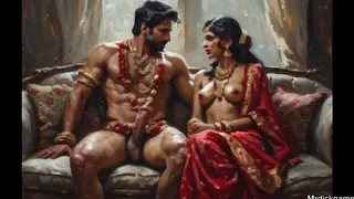 Indian MILF Enjoys 69 and Doggystyle Before Creampie