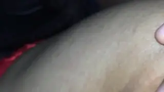 Amateur Guy Shows Off Lingerie in Cinema Seat