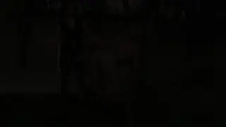 Dominant Mistress Pegs and Spanks Submissive Lesbian Outdoors